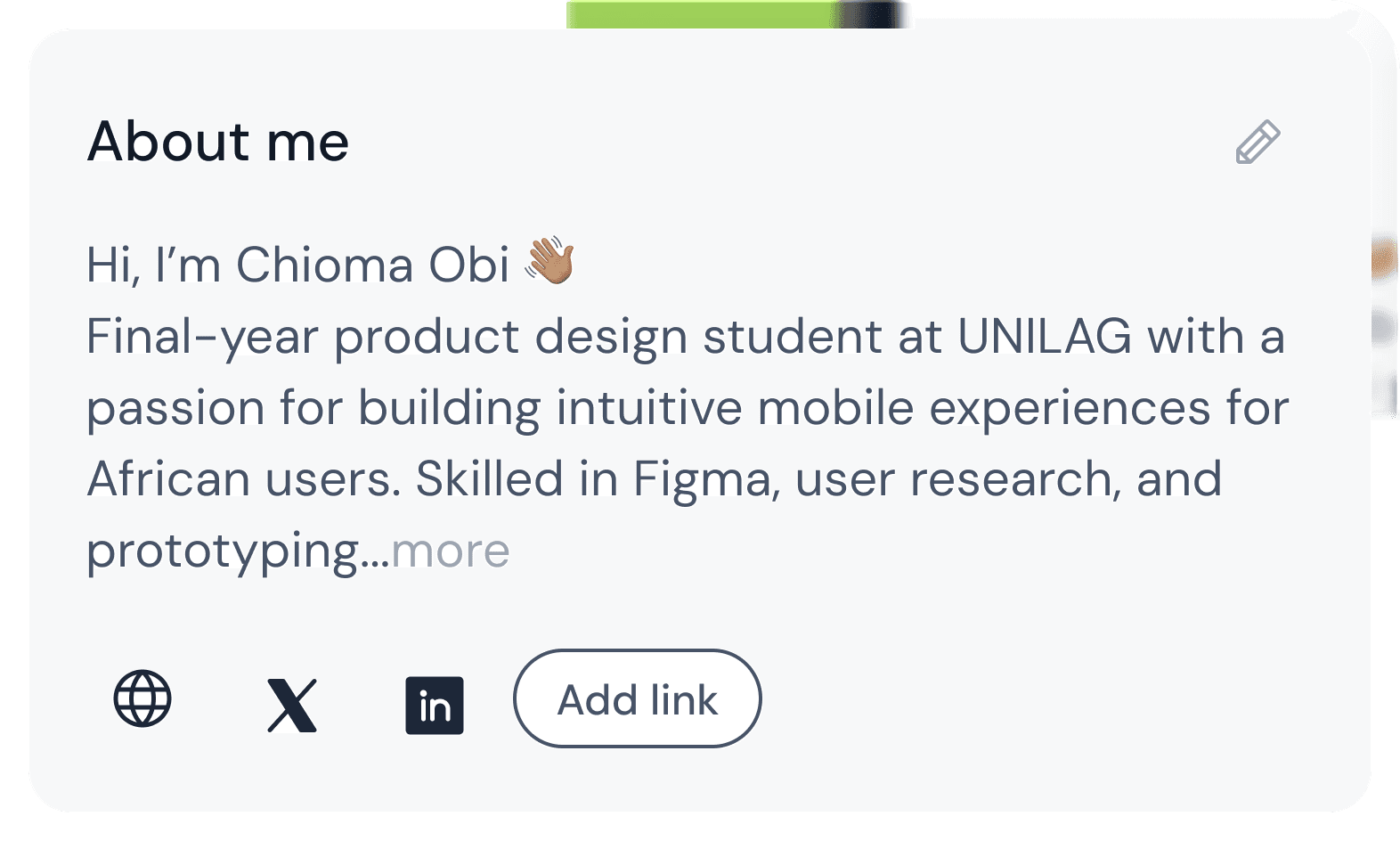 Compass student profile about preview